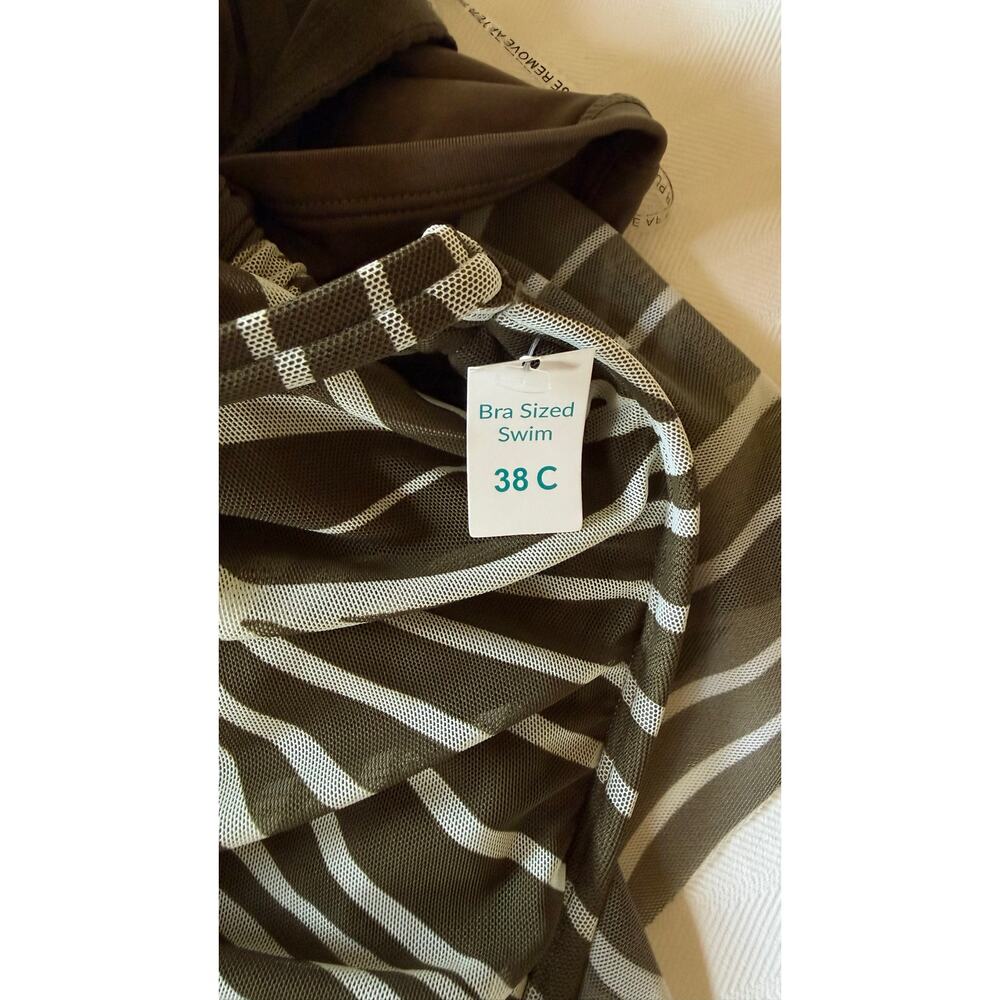 Coco Reef Palm Tankini Swimsuit Set 38C Top 2XL Bottom NWT $150 MSRP - Picture 9 of 14